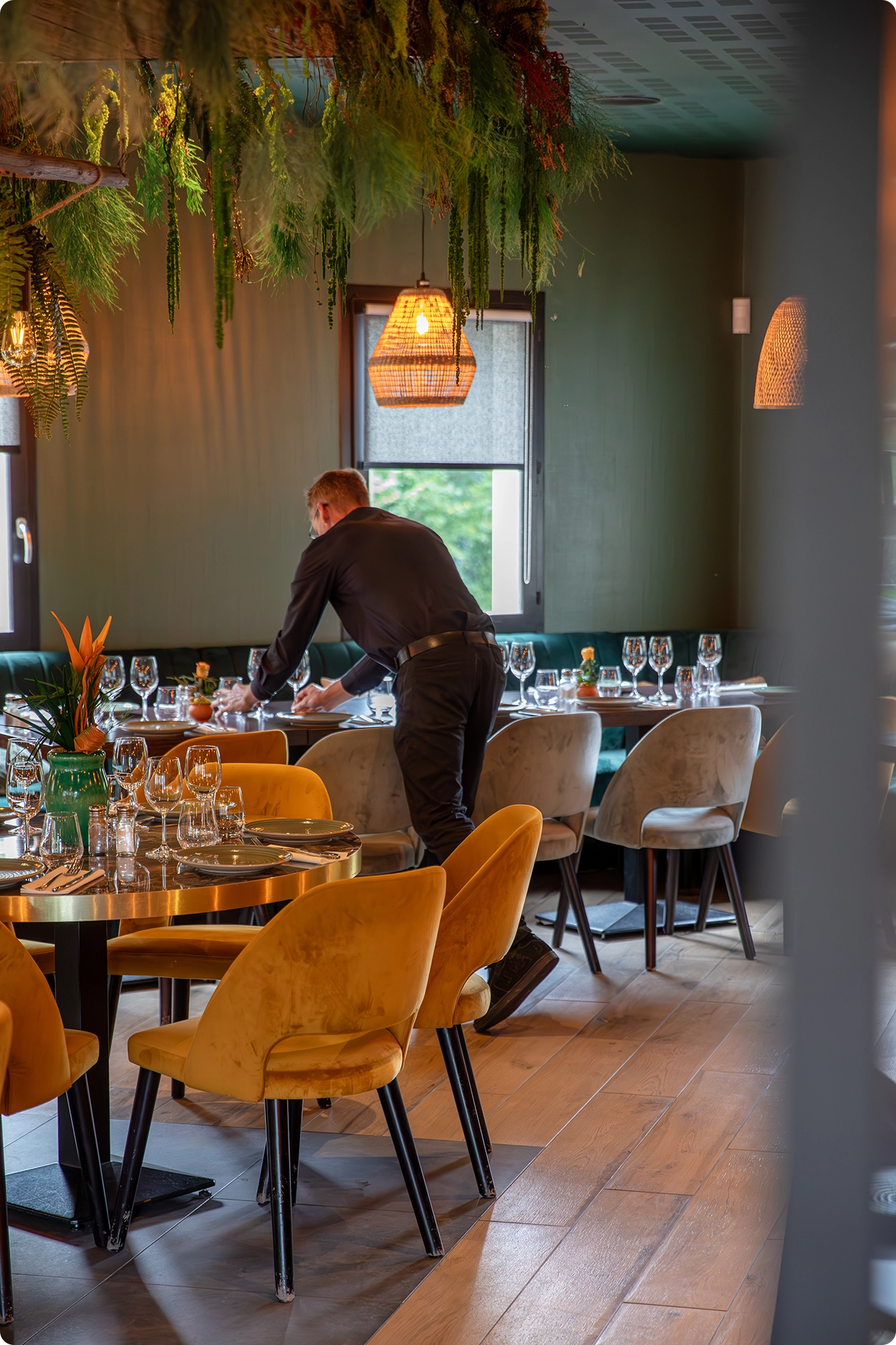 Mise en place du restaurant Rosière à Bourgoin-Jallieu