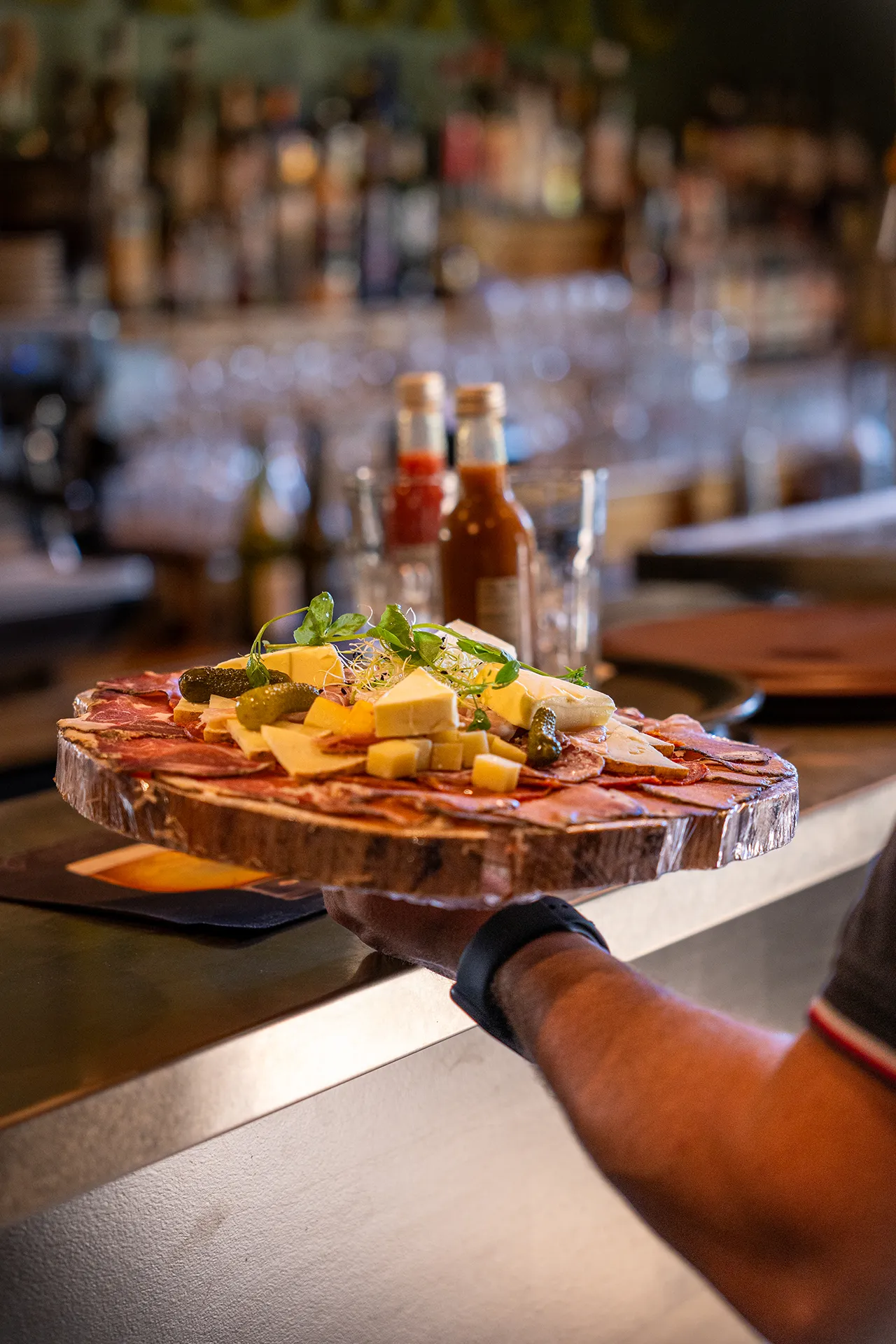 Un des plats de la carte du restaurant Rosière