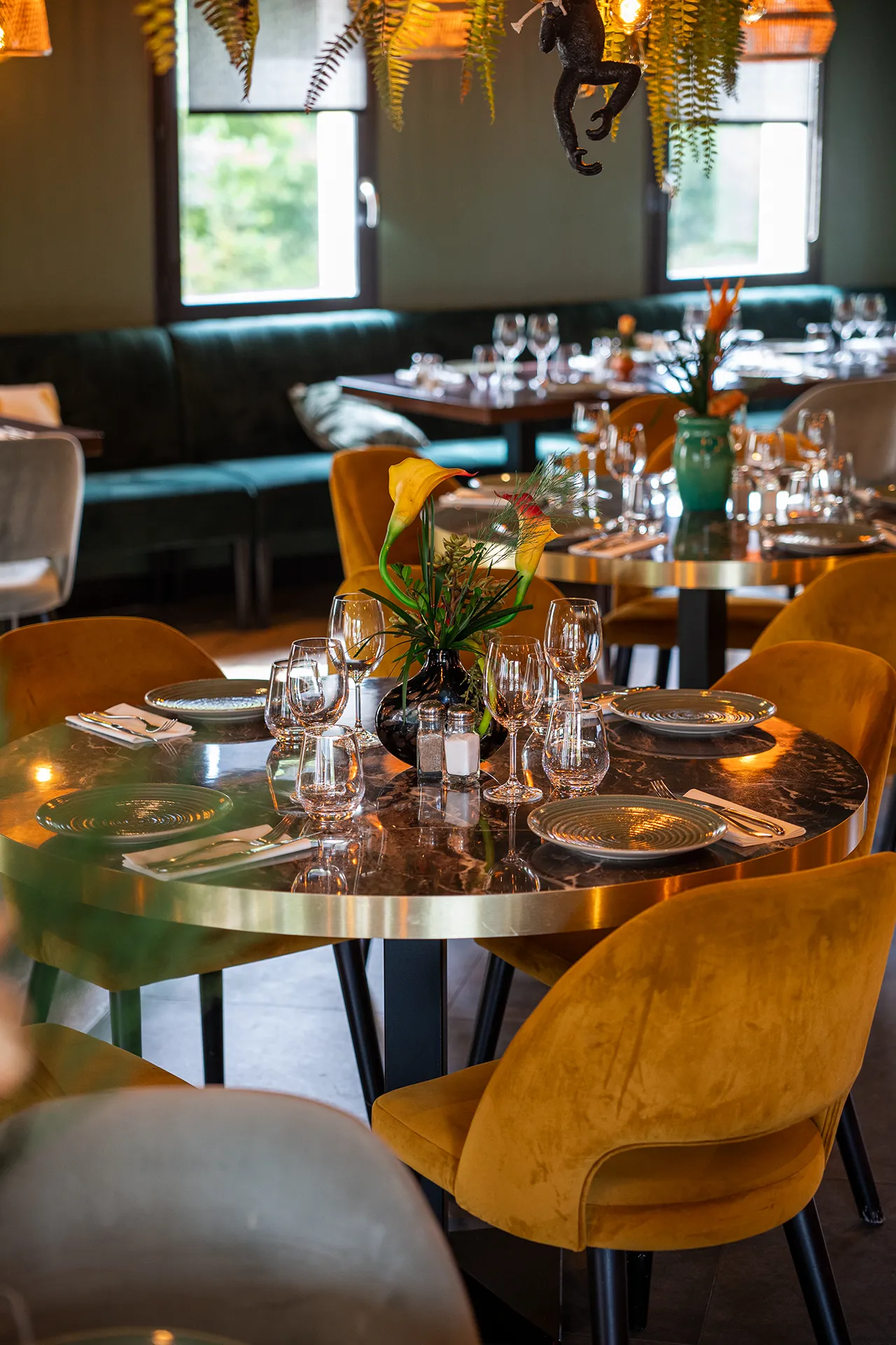 Vue intérieur du restaurant Rosière à Bourgoin-Jallieu