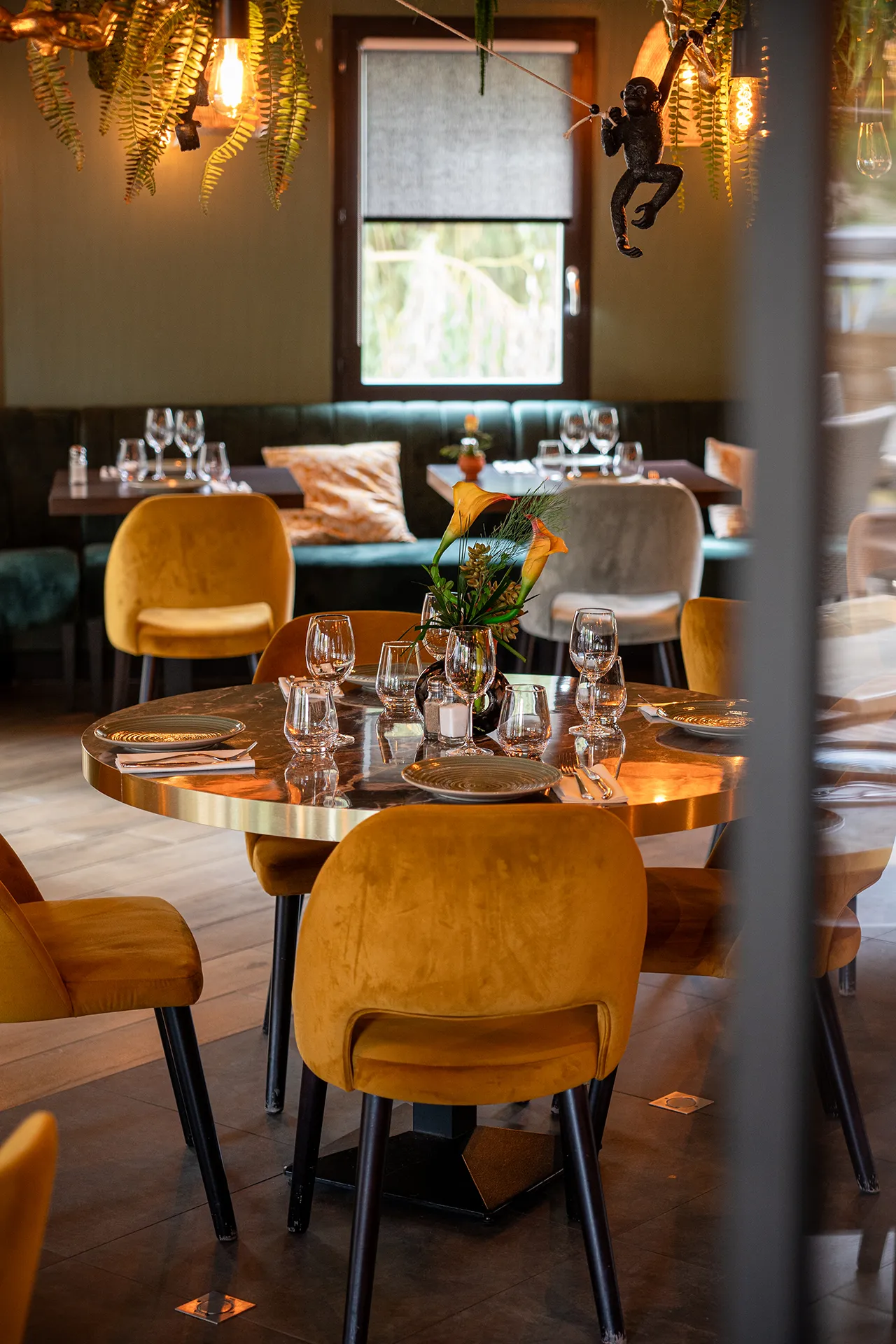 Vue intérieur du restaurant Rosière à Bourgoin-Jallieu
