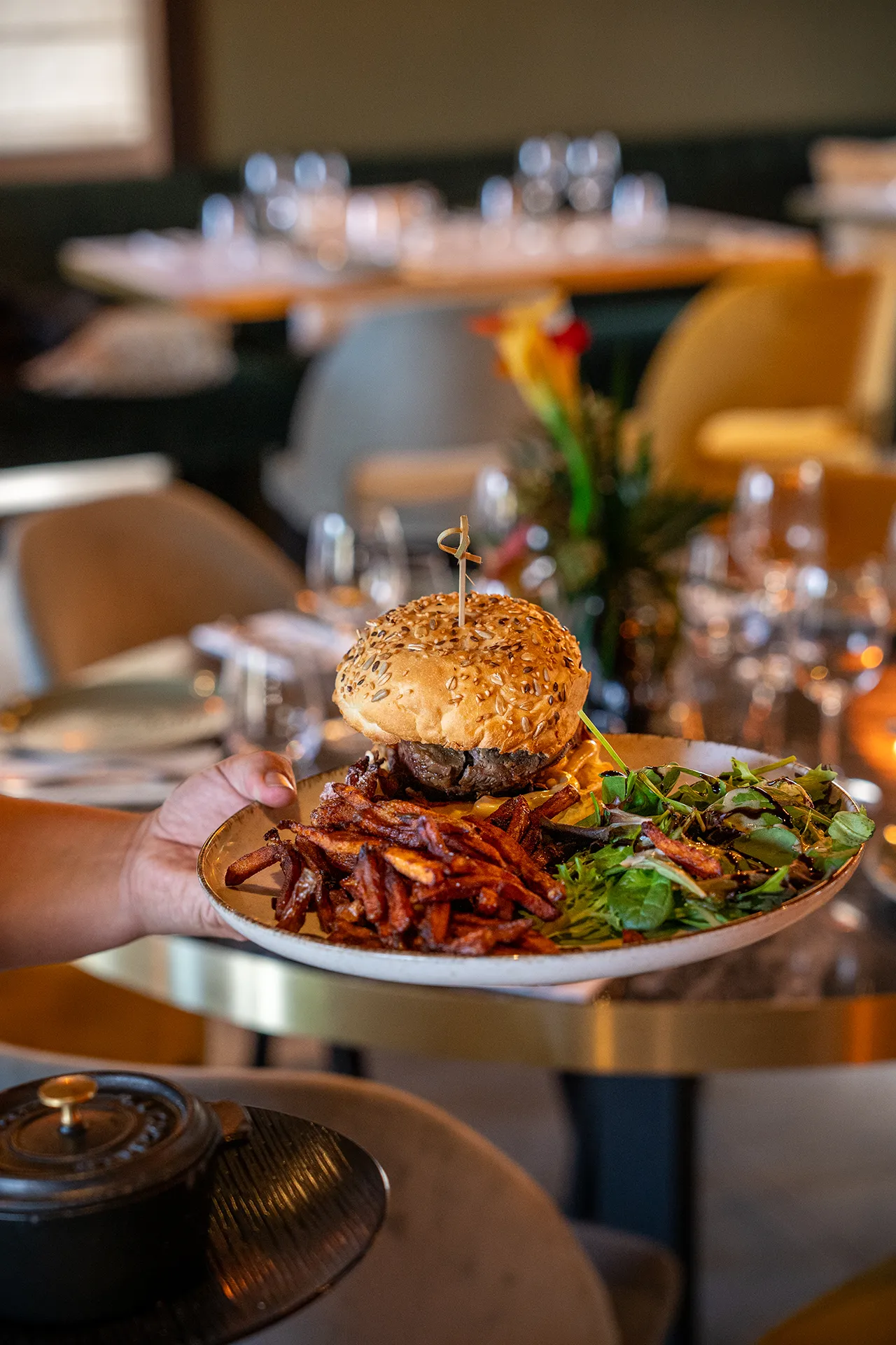 Un des plats de la carte du restaurant Rosière
